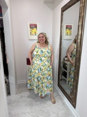 Abercrombie Italian Scene Midi Dress